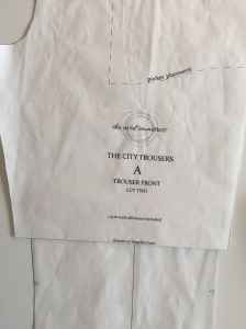 How to shorten trouser patterns