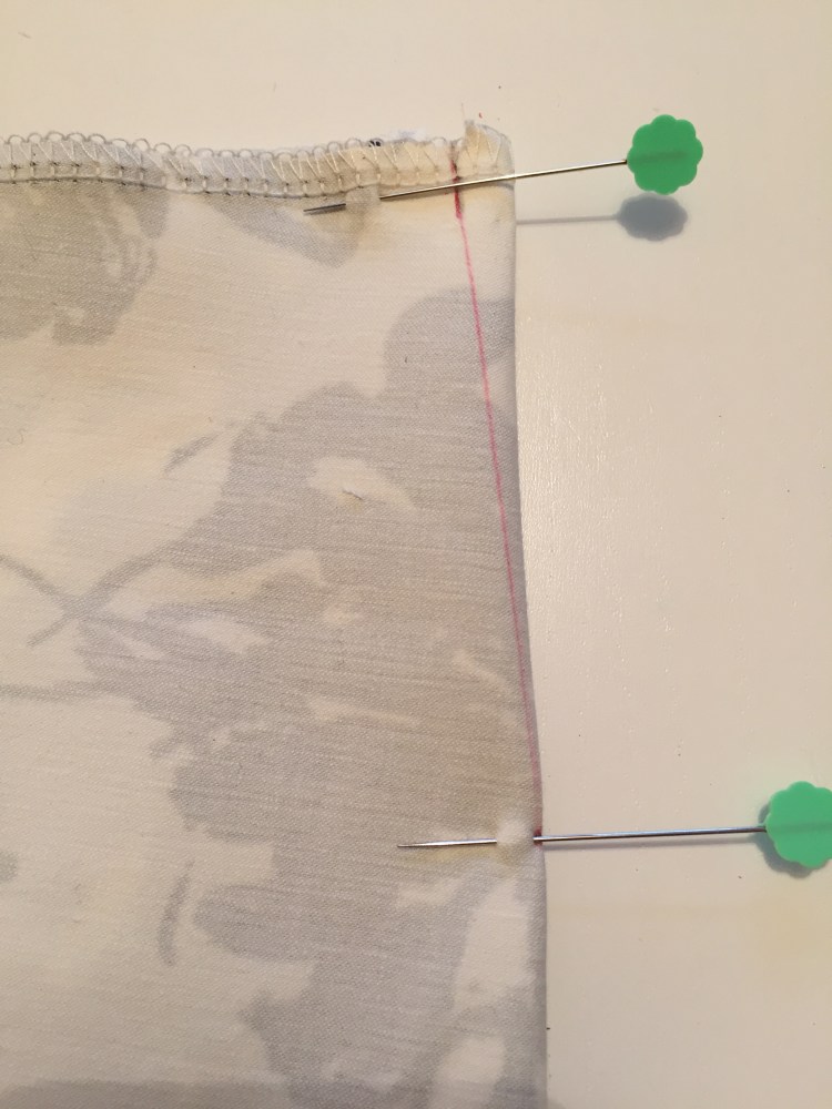 Inserting darts into trousers