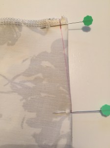 Inserting darts into trousers