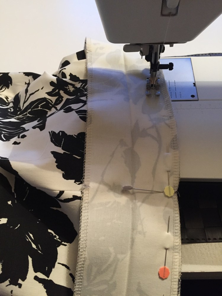 Attaching the waistband