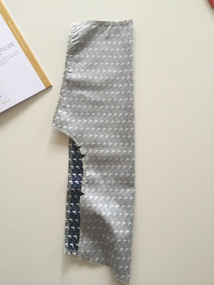 The Day Dress darts in back bodice