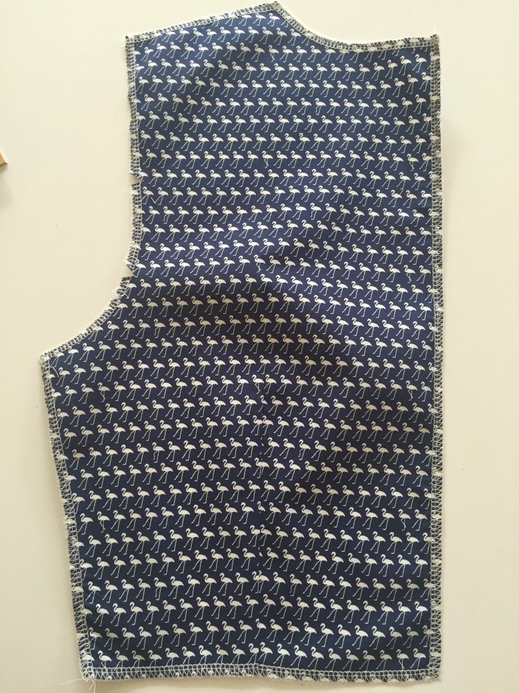 The Day Dress darts in back bodice