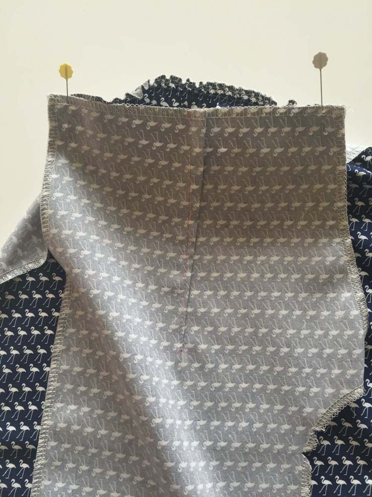 The Day Dress Attaching the bodice to the skirt 