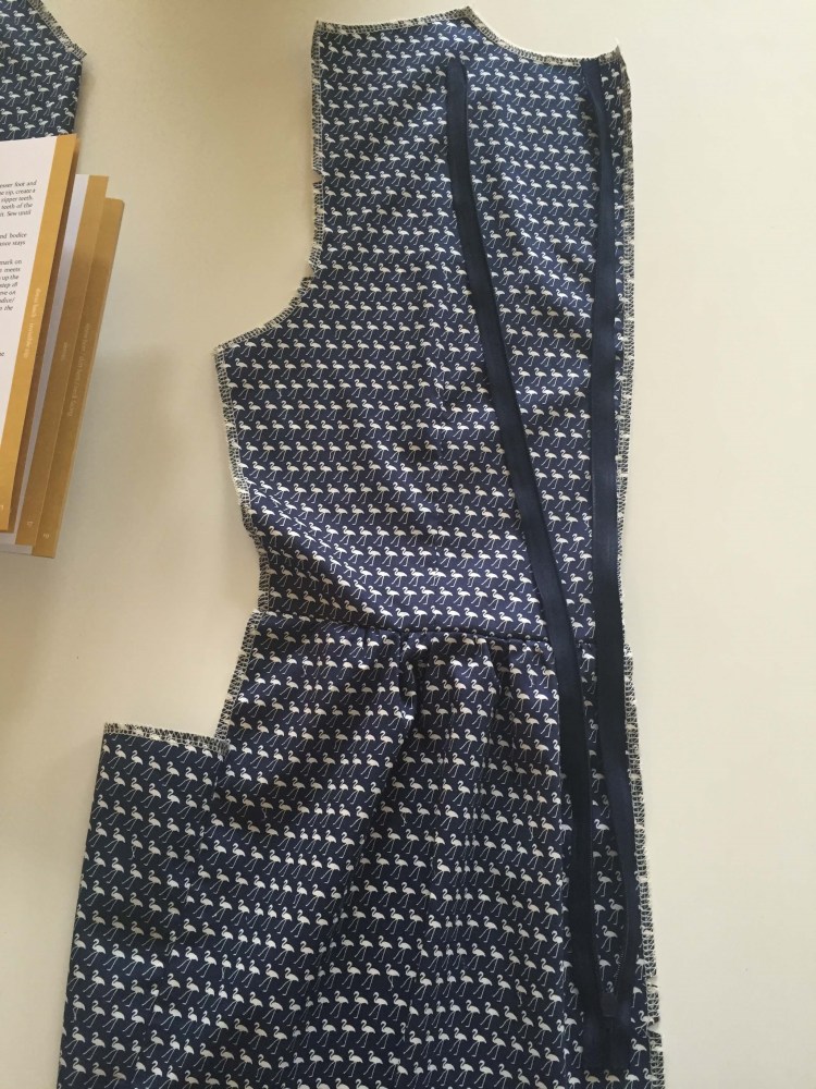 Attaching an invisible zip