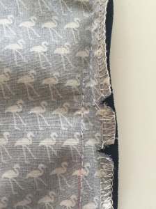 Inserting an invisible zipper