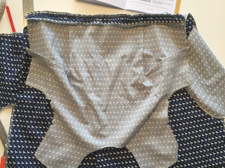 ATTACHING THE BODICE TO THE FRONT SKIRT