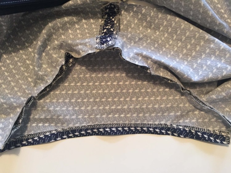 Attaching the sleeves to the bodice