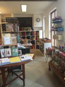 Set in the gorgeous countryside, Backstitch is the kind of shop you could spend hours in browsing and browsing. However, I had my husband and son with me and we were en-route to a day out in Cambridge.. time was not on my side! I whisked in and ran around like a lunatic, touching as many fabrics as I could!