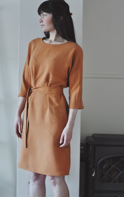 The Sheath Dress sewing pattern made by Miriam