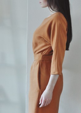 The Sheath Dress sewing pattern made by Miriam