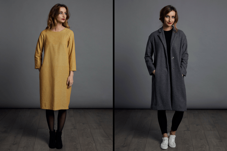 new sewing patterns coat and dress